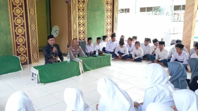 Kapolsek Binong Berikan Pesan Kamtibmas Pelajar