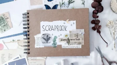 Kegiatan Scrapbooking captured via Julia Strycek