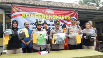 Kurang Dari 24 Jam Polsek Pabuaran Polres Subang Ringkus Pelaku Curanmor