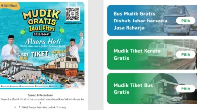 Cara Dapat Mudik Gratis Dishub Jabar 2023, Daftar Link Ini!