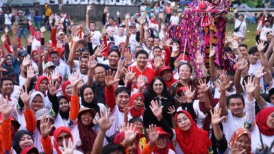 Kirab Pemuda dan Helaran Seni Budaya di Alun-alun Pagaden Meriah