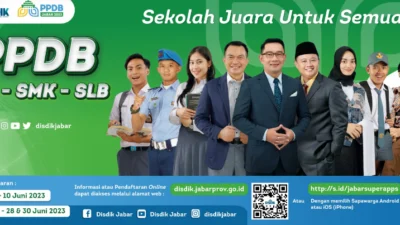 Syarat dan Jalur Pendaftaran Online SMA PPDB Jabar 2023 (Image From: ppdb.jabarprov.go.id)