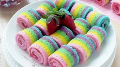 4 Resep Kue Gulung Kekinian