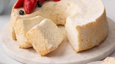 Cobain Bikin Resep Kue Angel's Food Cake yang Fluffy (Image From: JoyFoodSunshine)