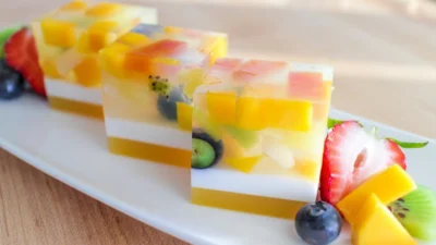 Illustrasi Resep Puding Buah yang Menyegarkan, Cocok Banget Buat Hidangan Penutup (Image From: Recipe World Recipe