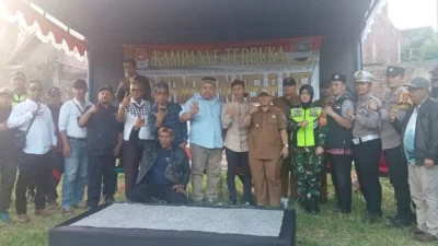 Kampanye Terbuka Calon Kepala Desa Pagerwangi Tebar Janji