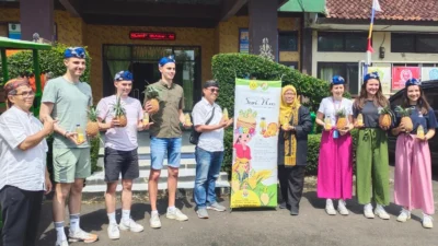 Sari Nanas, Minuman Sehat Hasil Kolaborasi UMKM BUMdes Desa Cisaat dan Universitas UNJ