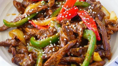 Resep Tumis Daging Sapi Lada Hitam