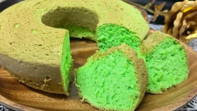 Resep Bolu Pandan Panggang