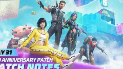 Update Free Fire Patch OB40 yang bertajuk "Patch June Update Biar Asyik atau Jurasyik"