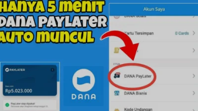 Cuma 5 Menit ! Cara Aktifkan Paylater Dana Terbaru 2023