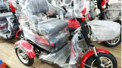 Motor dan Sepeda Listrik Roda Tiga