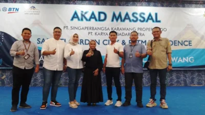 200 Konsumen Ikut Akad Massal Perumahan Sadjati Garden City dan Fatma Residence