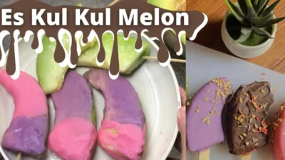 Cara Membuat Es Kul-kul Melon