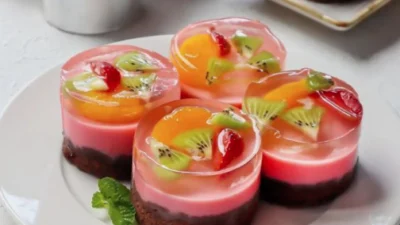 Resep Salad Buah Puding Kaca