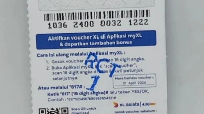 Urgent! Cara Memasukan Voucher XL Berhasil Gak Perlu Bantuan. Sumber Gambar via Lazada