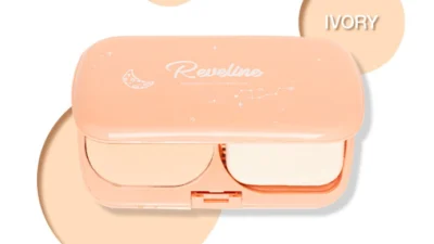 Rekomendasi Bedak Waterproof, Reveline Brightening Two Way Cake (Image From: Lazada)