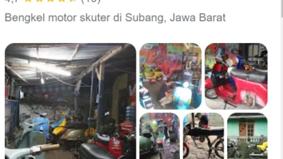 Bengkel Vespa Matic Terdekat di Subang 