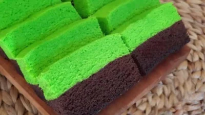 Bolu Kukus Pandan Coklat