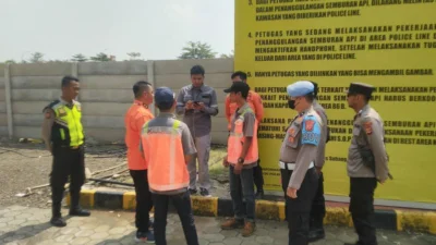 Semburan Api di Rest Area KM 86B Tol Cipali