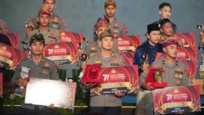 Polres Karawang Raih Juara 1 Lomba Layanan Call Center 110