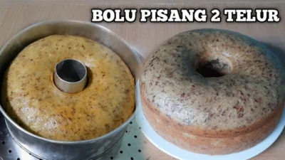 Resep Bolu Pisang Ambon 2 Telur