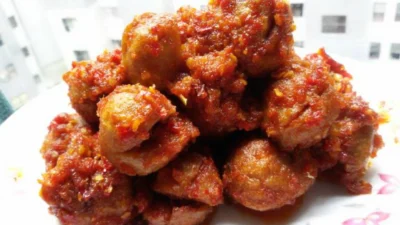 Resep Baso Balado Pedas