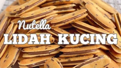 Resep Lidah Kucing Nutella Ceres