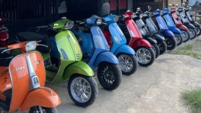 Harga Kredit Vespa Matic Second bekasi