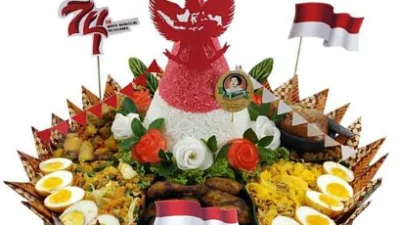 Kreasi Nasi Tumpeng 17 Agustus