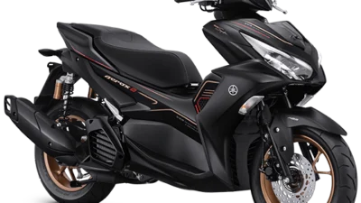 Aerox Hitam Doff / Sumber: @Yamaha.motor.co.id