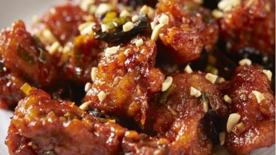 Resep Ayam Goreng Gurih Mayo Gochujang ala Mama.