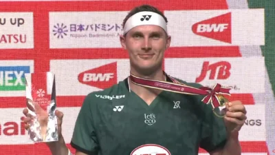 Viktor Axelsen Berhasil Kalahkan Jonatan Christie di Final Japan Open 2023