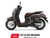 Honda Scoopy warna brown