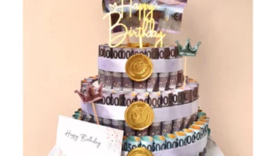 Cake Money, Inovasi Kreatif dalam Dunia Kue Ulang Tahun (Image From: Tokopedia/Infreydnity)