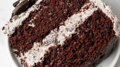 Ilustrasi Oreo Soft Cake yang Lembut (Image From: Cookie Dough Diaries)