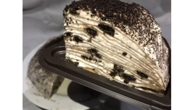 Ilustrasi Resep Slices Cake: Mille Crepes Oreo (Image From: Shopee/dessertrahma_)