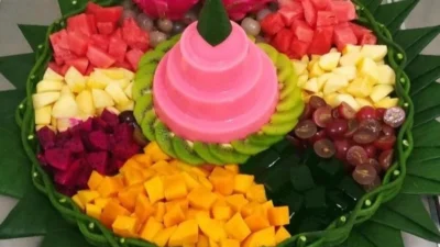 Cara Membuat Tumpeng Buah, Kreasi Cantik Buat 17an (Image From: Shopee/universalmart)