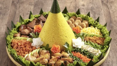 Cara Menciptakan Hiasan Nasi Tumpeng yang Mewah (Image From: Journal of Ethnic Food)