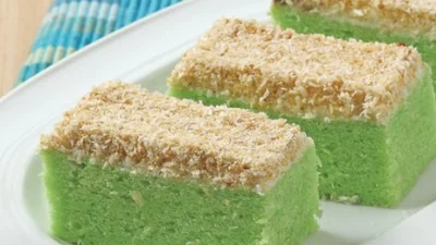 Resep Cake Pandan Kukus, Dijamin Lembut dan Enak Kaya di Toko Kue (image from Cookpad)