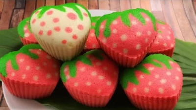 Bolu Kukus Strawberry