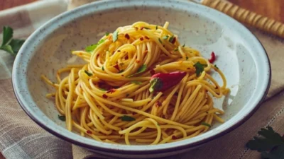 Cara Buat Spaghetti Aglio e Olio dengan Rasa Asli Italia yang Khas. (Sumber Gambar via Cookidoo)