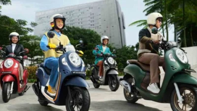 Motor Makin Stylish dengan Warna Scoopy Terbaru Paling Populer 2023 (image from Astra Honda)