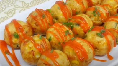 Resep Bola Bola Jagung, Kreasi Unik Bakwan yang Imut dan Enak (image from screenshot Youtube asahid tehyung)