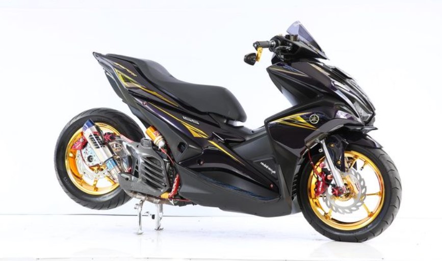 Modifikasi Aerox Hitam yang Simple dan Elegan, Cek Disini! – Pasundan ...