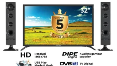 Cek Disini Harga TV Digital 32 Inch Polytron Terbaru, Kualitas TV Dijamin Jernih (image from Polytron TV)