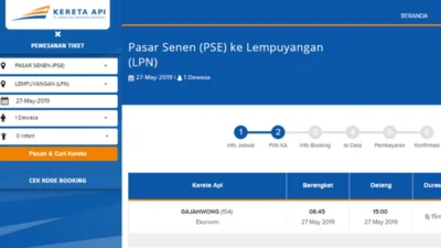 Cara Pesan Tiket Kereta Api Online Tanpa Ribet