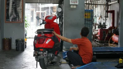 Merawat Vespa matic