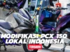 Viral! Modif Honda PCX 150 Touring, Thailand Style Kereen