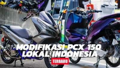 Viral! Modif Honda PCX 150 Touring, Thailand Style Kereen